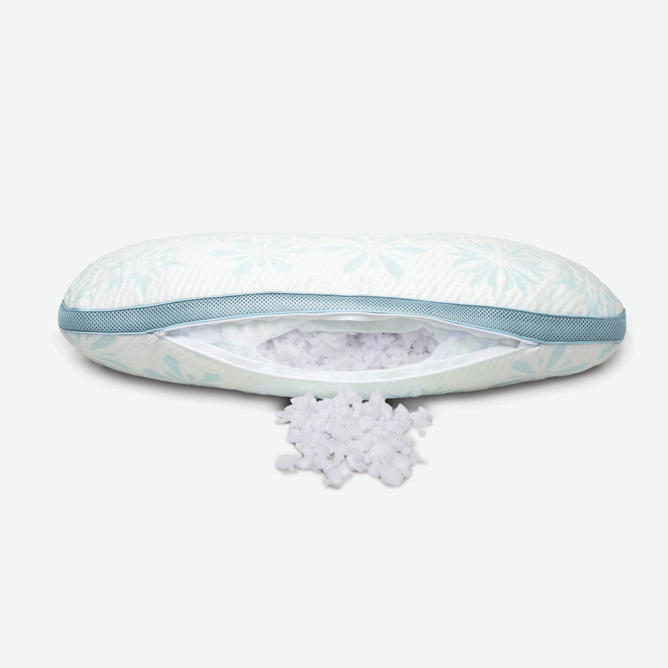 Cooling Crescent Shredded Foam Pillow