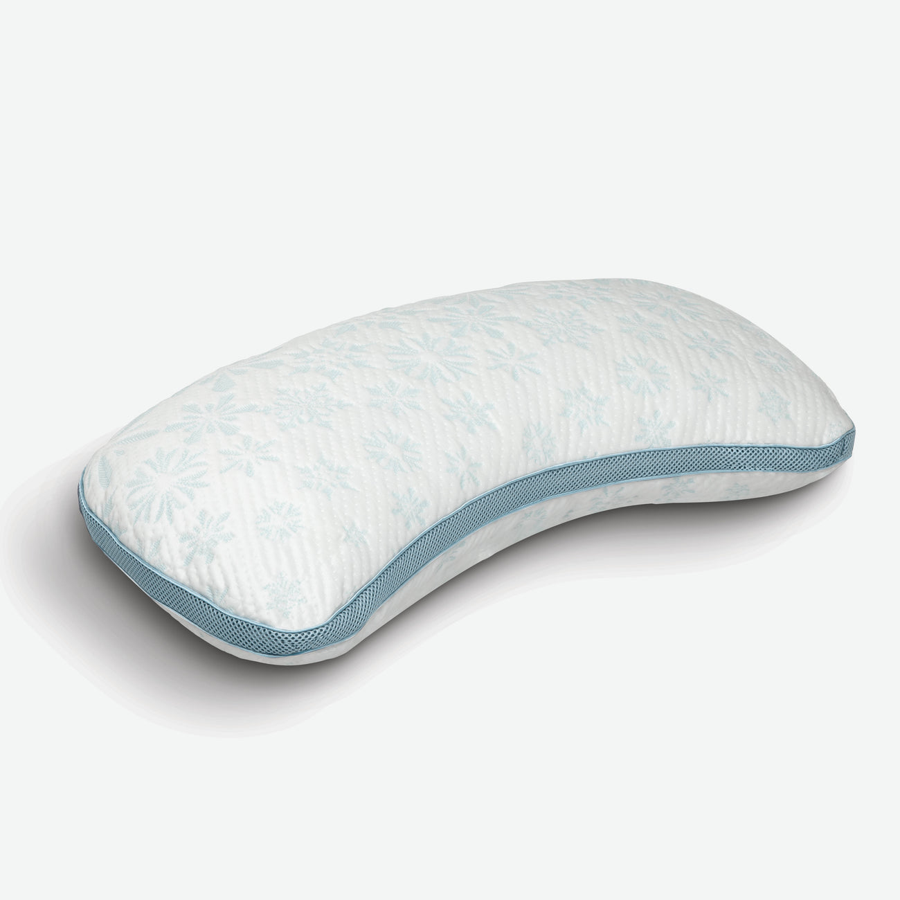 Cooling Crescent Shredded Foam Pillow