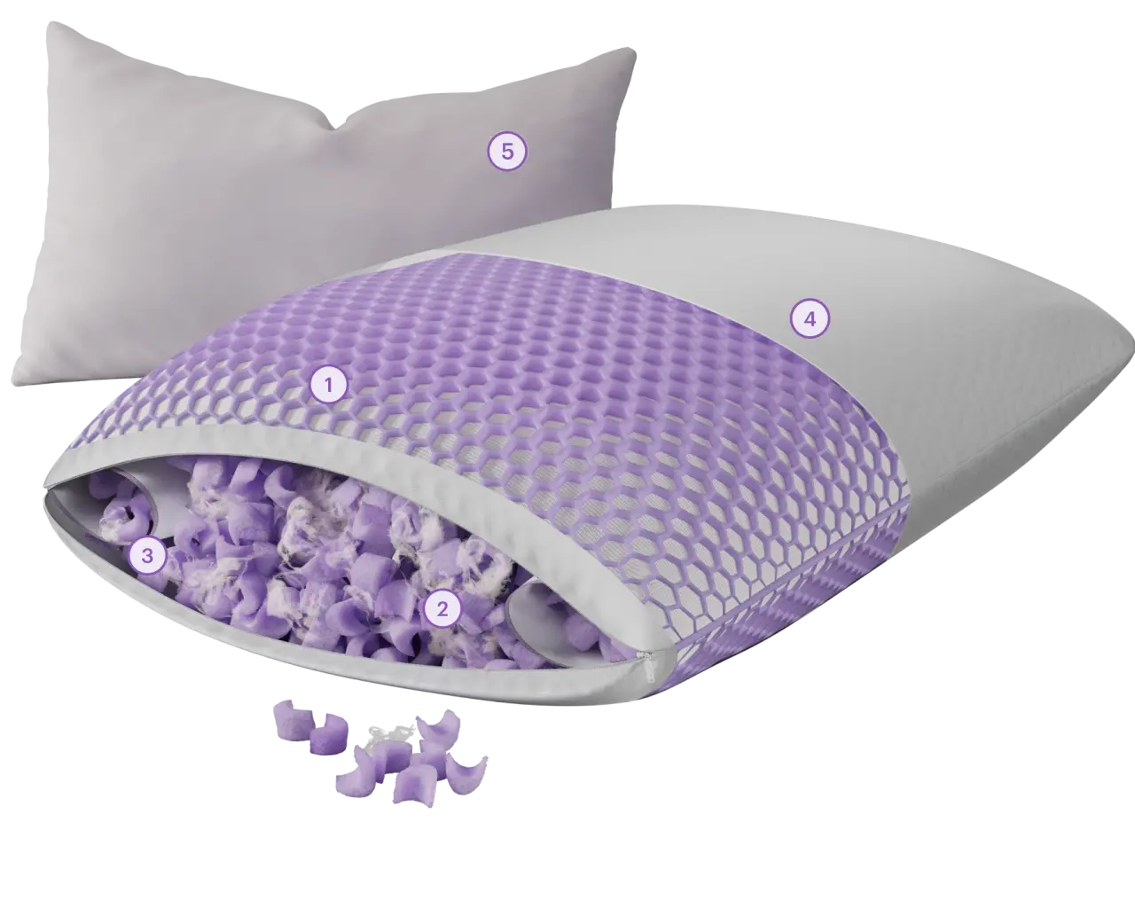 Purple Freeform™ Pillow